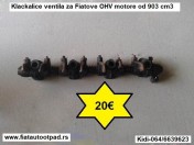 Klackalice sa osovinom za Fiatove OHV motore od 903 cm3