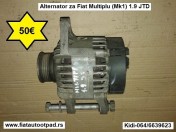 Alternator za Fiat Multiplu (Mk1) 1.9 JTD