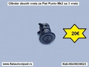 Cilindar desnih vrata za Fiat Punto Mk2 sa 3 vrata