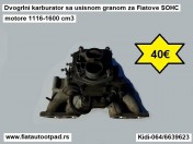 Dvogrlni karburator sa usisnom granom za Fiatove SOHC motore 1116-1600 cm3
