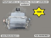Hladnjak kabine sa ventilatorom, slavinom i prekidacem ventilatora za Fiat 1107