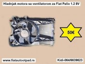 Hladnjak motora sa ventilatorom za Fiat Palio 1.2 8V