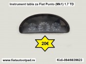 Instrument tabla za Fiat Punto (Mk1) 1.7 TD