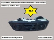 Konzola sa prekidacem ventilatora kabine i komandama ventilacije za Fiat Palio