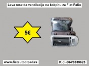 Leva resetka ventilacije na kokpitu za Fiat Palio