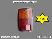 Leva stop lampa za Fiat 126