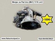 Menjac za Fiat Uno (Mk1) 1116 cm3