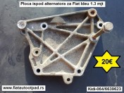 Ploca ispod alternatora za Fiat Ideu 1.3 mjt