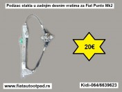 Podizac stakla u zadnjim desnim vratima za Fiat Punto Mk2