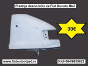 Prednje desno krilo za Fiat Ducato Mk2