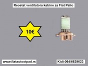 Reostat ventilatora kabine za Fiat Palio