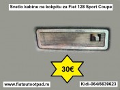 Svetlo kabine na kokpitu za Fiat 128 Sport Coupe