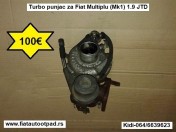 Turbo punjac za Fiat Multiplu (Mk1) 1.9 JTD